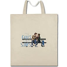 Eco bag with print Виноваты Звёзды Main Heroes - beige