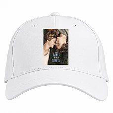 Baseball cap with Print Виноваты Звёзды Print - white