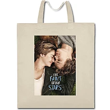 Eco bag with print Виноваты Звёзды Print - beige