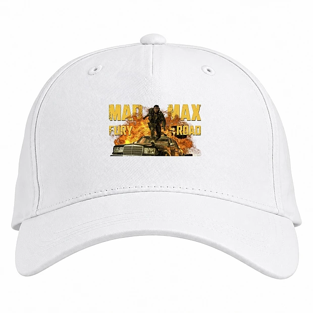 Baseball cap with Print Mad Max Fury Road Hero - white