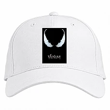 Baseball cap with Print Venom Theme - white