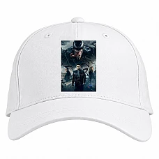 Baseball cap with Print Venom Heroes - white