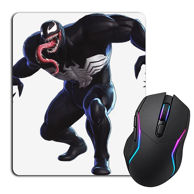 Mouse pad with print Venom Monster Hero Print