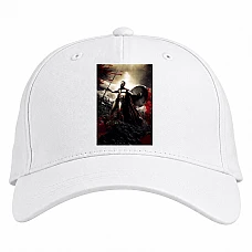 Baseball cap with Print 300 Spartans Theme Print - white