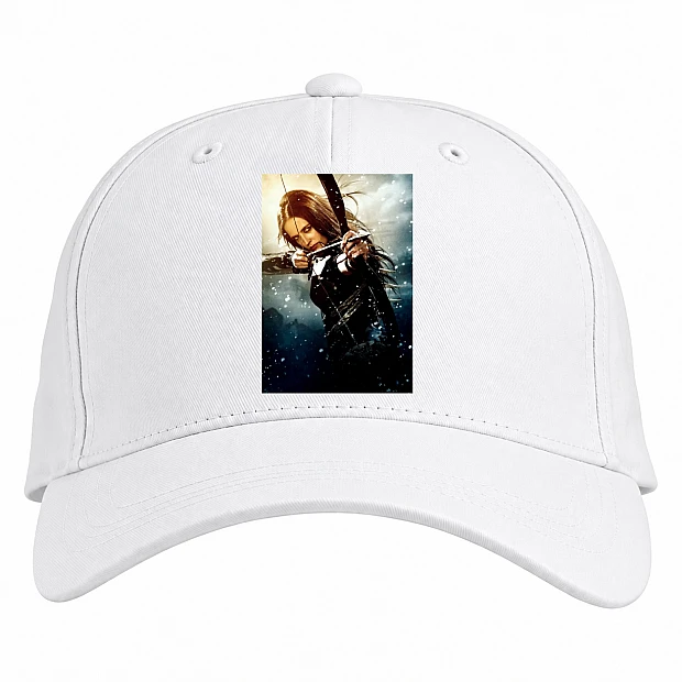 Baseball cap with Print 300 Spartans Spartan Girl - white