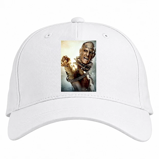 Baseball cap with Print 300 Spartans Hero - white