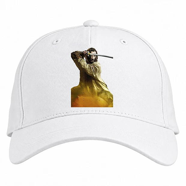 Baseball cap with Print 47 Ronin Keanu Reeves Hero - white