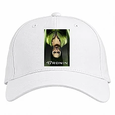 Baseball cap with Print 47 Ronin Theme Print - white