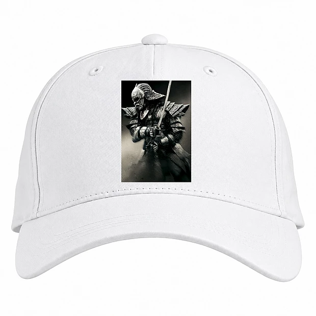 Baseball cap with Print 47 Ronin Hero - white