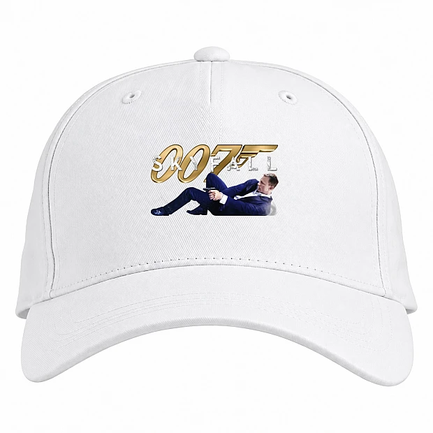 Baseball cap with Print James Bond Skyfall Hero - white