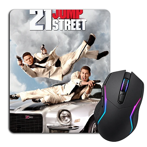 Mouse pad with print 22 Jump Street Theme