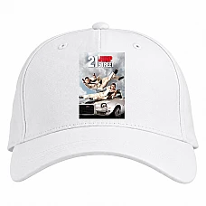 Baseball cap with Print 22 Jump Street Theme - white