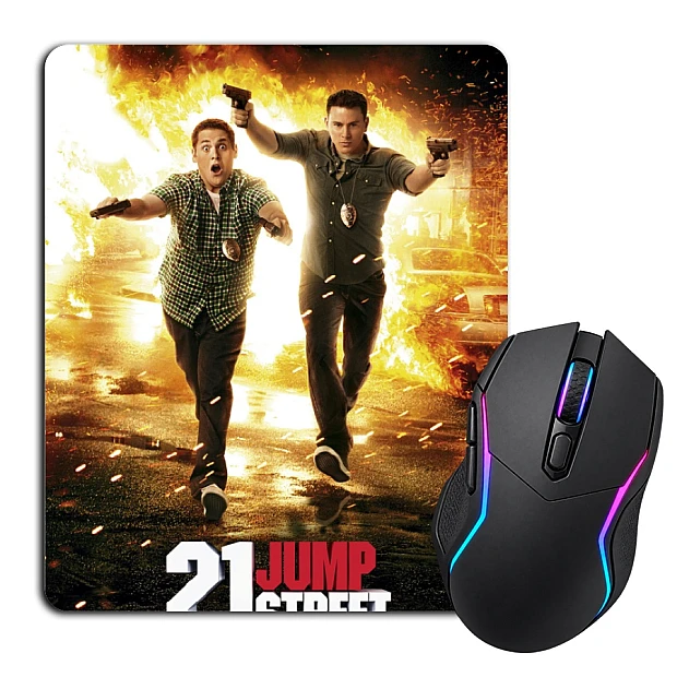 Mouse pad with print 24 Jump Street Heroes Print