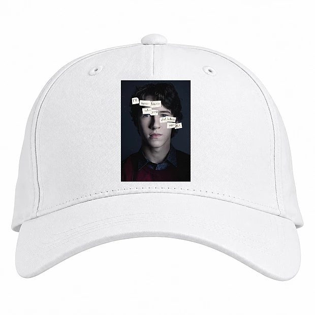 Baseball cap with Print 13 Reasons Why Tyler - white
