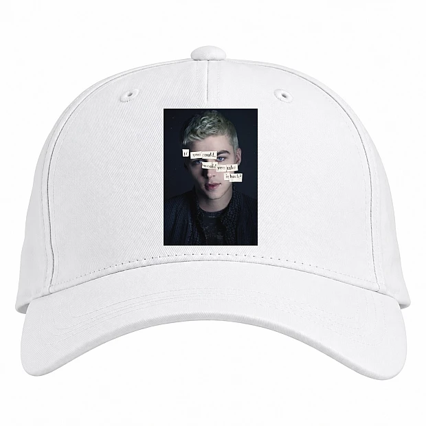 Baseball cap with Print 13 Reasons Why Alex Hero - white