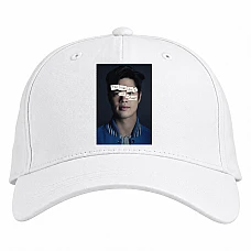 Baseball cap with Print 13 Reasons Why Zach Dempsey - white