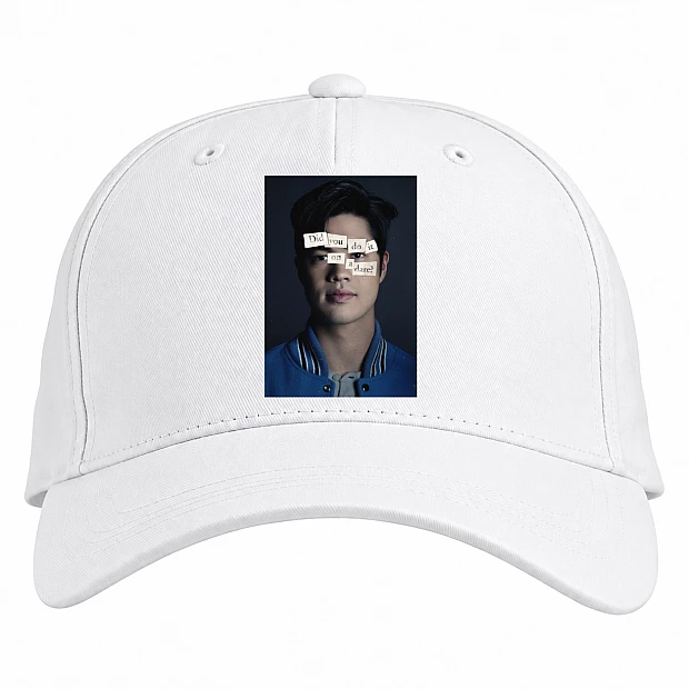 Baseball cap with Print 13 Reasons Why Zach Dempsey - white