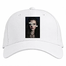 Baseball cap with Print 13 Reasons Why Hannah Hero - white
