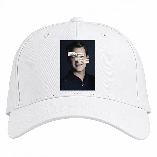 Baseball cap with Print 13 Reasons Why Bryce Hero - white