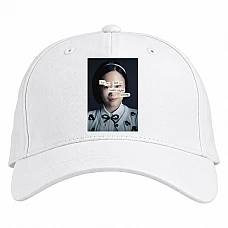 Baseball cap with Print 13 Reasons Why Courtney - white