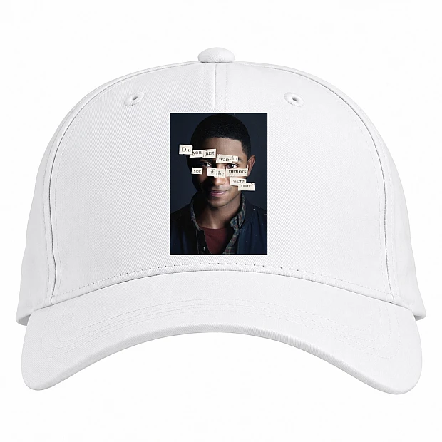 Baseball cap with Print 13 Reasons Why Marcus Cole - white