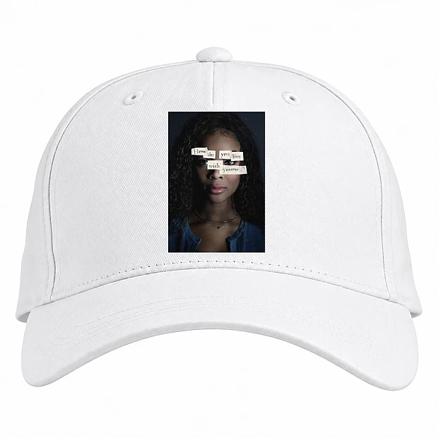 Baseball cap with Print 13 Reasons Why Sheri - white