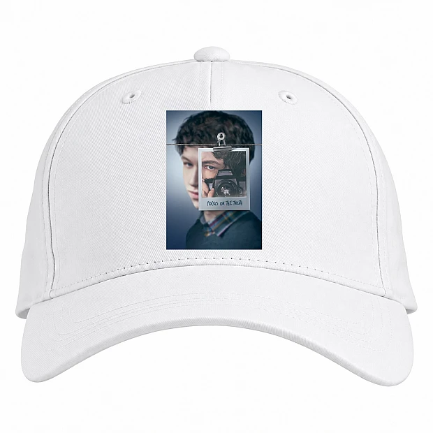 Baseball cap with Print 13 Reasons Why Tyler Hero - white