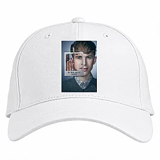 Baseball cap with Print 13 Reasons Why Ryan Hero - white