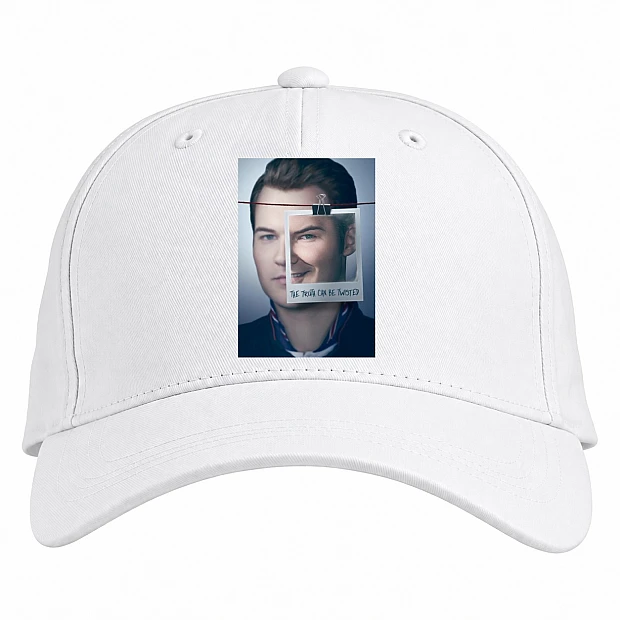 Baseball cap with Print 13 Reasons Why Bryce - white
