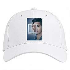 Baseball cap with Print 13 Reasons Why Zach - white
