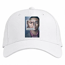 Baseball cap with Print 13 Reasons Why Marcus - white