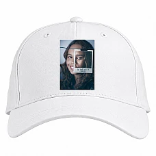 Baseball cap with Print 13 Reasons Why Jessica Hero - white