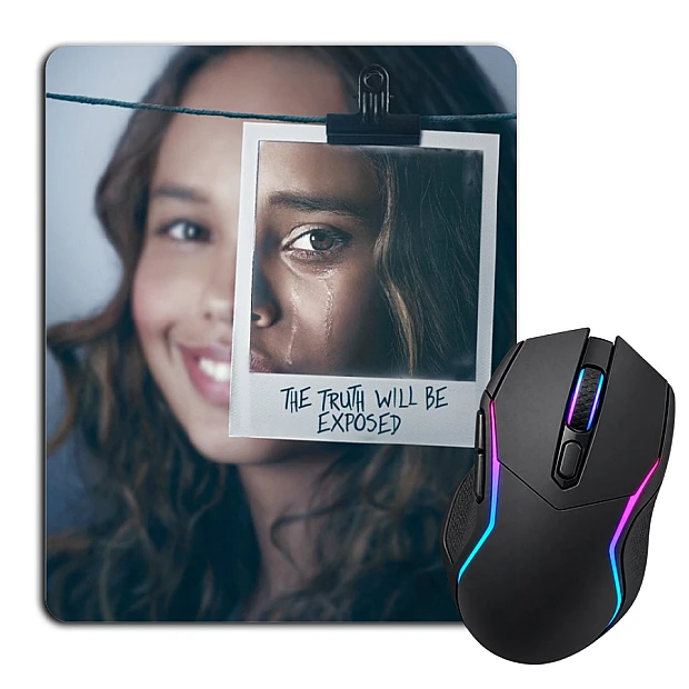 Mouse pad with print 13 Reasons Why Jessica Hero