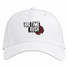 Baseball cap with Print Big Time Rush Logo - white
