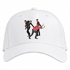 Baseball cap with Print Big Time Rush Main Heroes - white