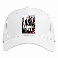 Baseball cap with Print Big Time Rush Theme - white