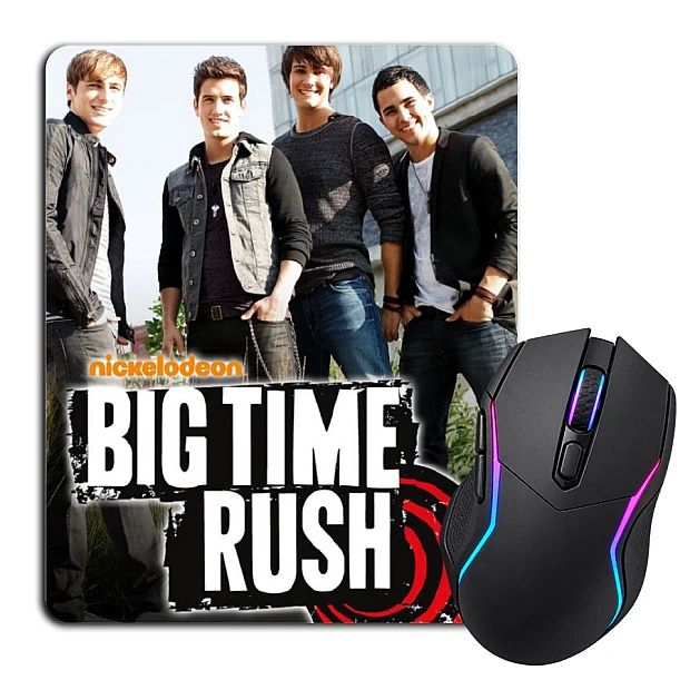 Mouse pad with print Big Time Rush Theme