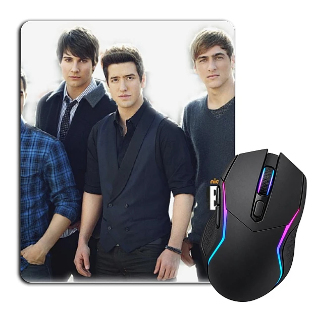 Mouse pad with print Big Time Rush Main Heroes Print