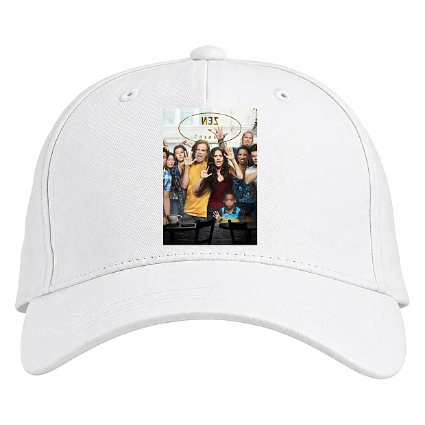 Baseball cap with Print Shameless Print - white