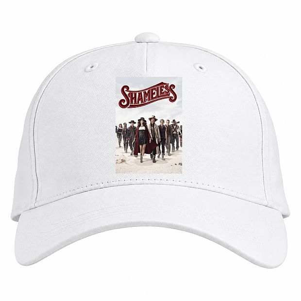 Baseball cap with Print Shameless Main Heroes Print - white