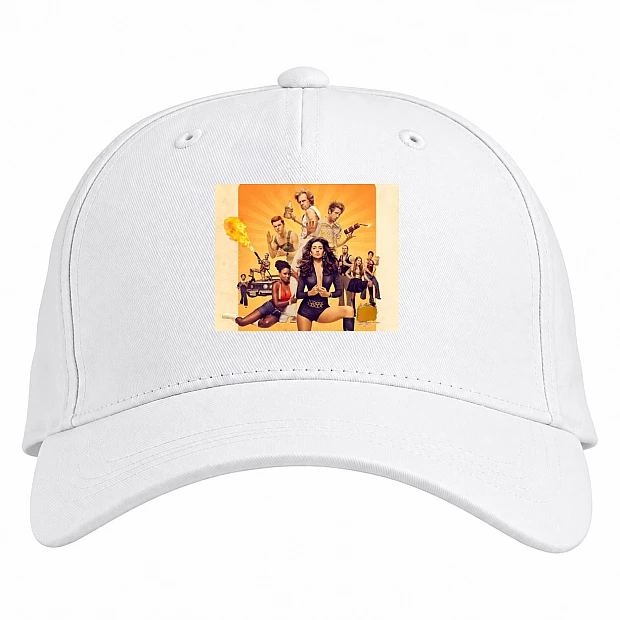 Baseball cap with Print Shameless Print Heroes - white