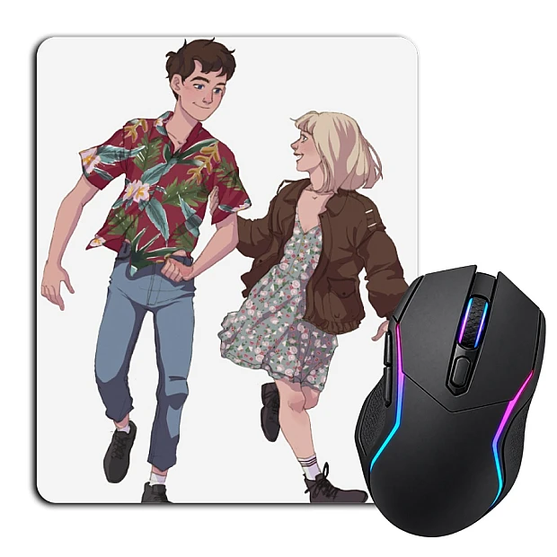 Mouse pad with print The End Of The F *** Ing World Art
