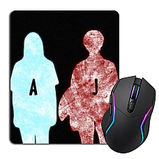 Mouse pad with print The End Of The F *** Ing World Heroes