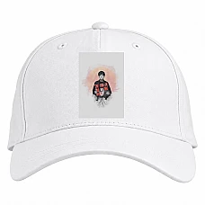 Baseball cap with Print The End Of The F *** Ing World Art Edition - white