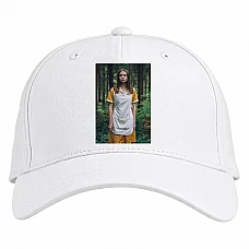 Baseball cap with Print The End Of The F *** Ing World Alyssa - white