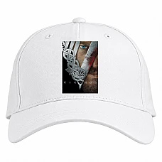 Baseball cap with Print Vikings Theme - white