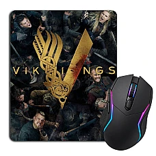 Mouse pad with print Vikings Main Theme