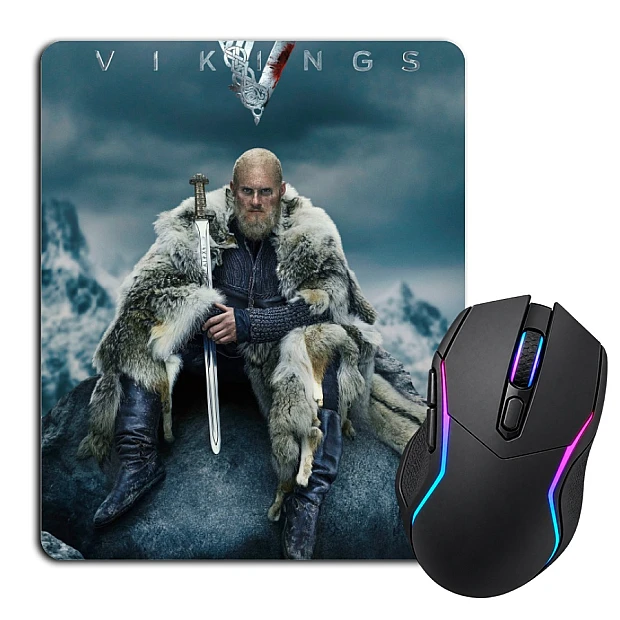 Mouse pad with print Vikings Thematical Print