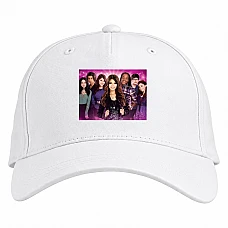 Baseball cap with Print Victorious Main Heroes Print - white