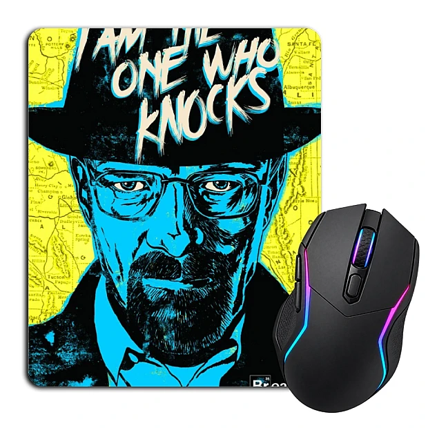 Mouse pad with print Breaking Bad Art Edition